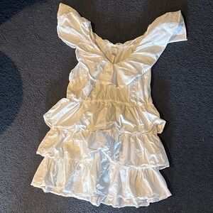 A New Day White ruffled dress